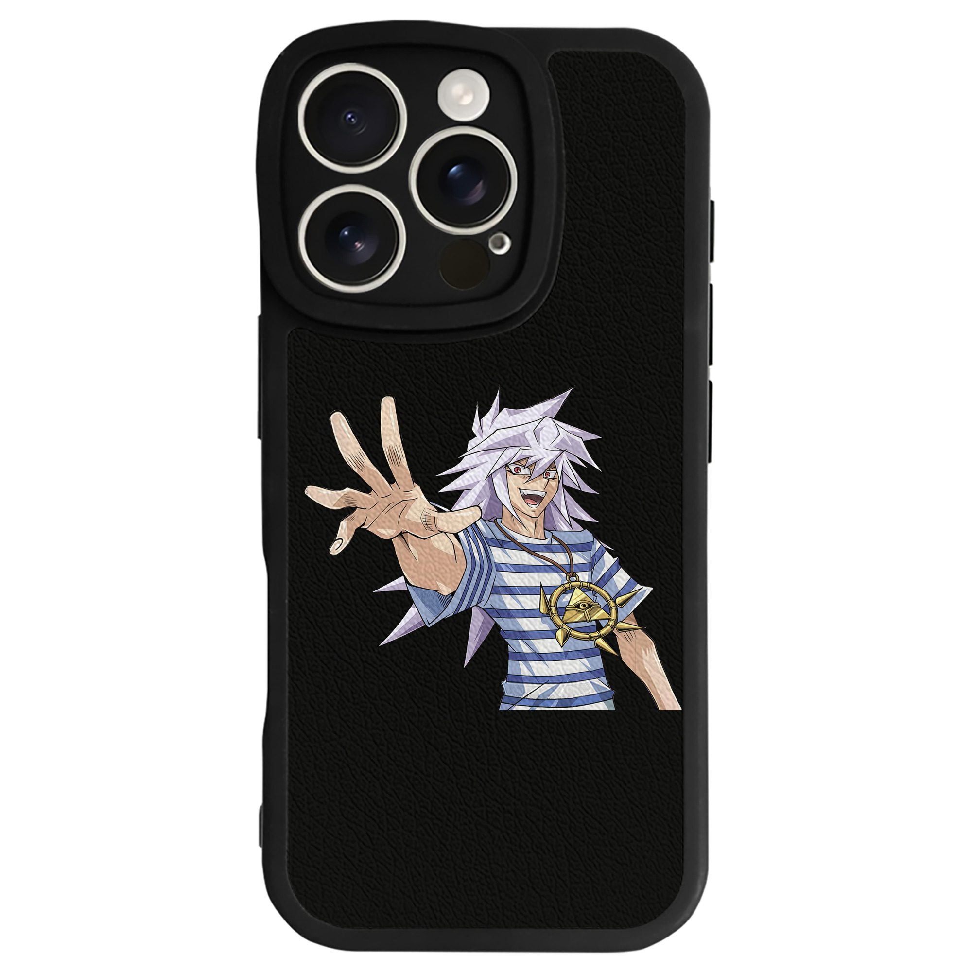 遊☆戯☆王 Yu-Gi-Oh! 【iPhone 16シリーズ対応】シリコンスマホケース（レザー調） 材質：シリコン